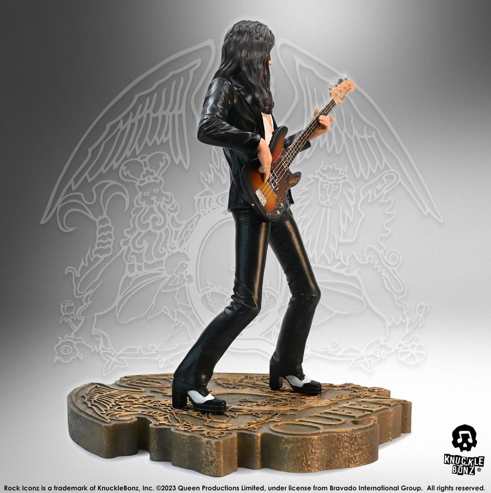 Queen Rock Iconz Statue John Deacon II (Sheer Heart Attack Era) 23cm - Scale Statue - Knucklebonz - Hobby Figures UK