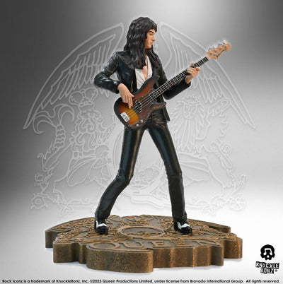 Queen Rock Iconz Statue John Deacon II (Sheer Heart Attack Era) 23cm - Scale Statue - Knucklebonz - Hobby Figures UK