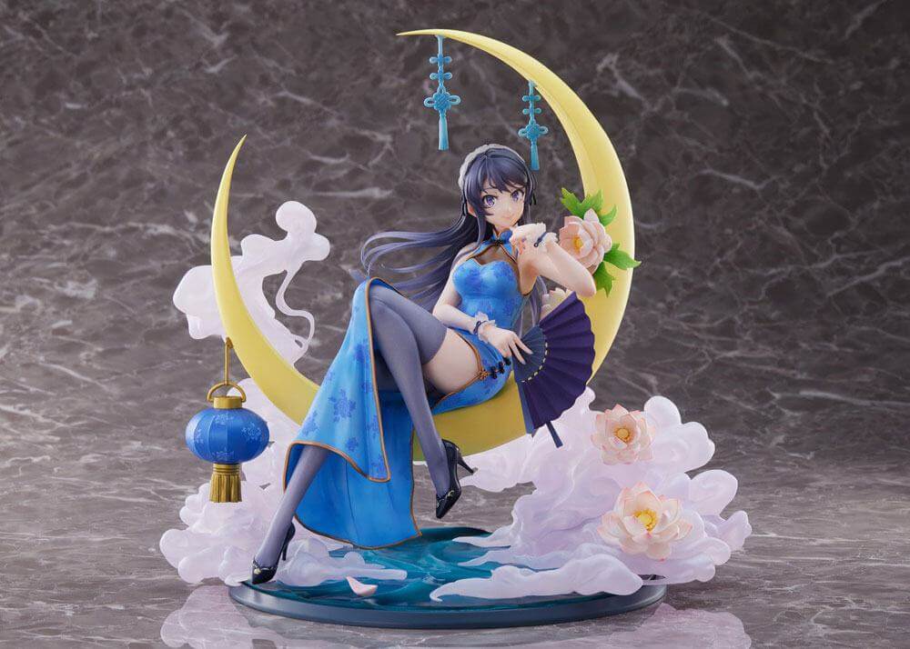 Rascal Does Not Dream of Bunny Girl Senpai PVC Statue 1/7 Mai Sakurajima Chinese Dress Ver. 25cm - Scale Statue - Spiritale - Hobby Figures UK