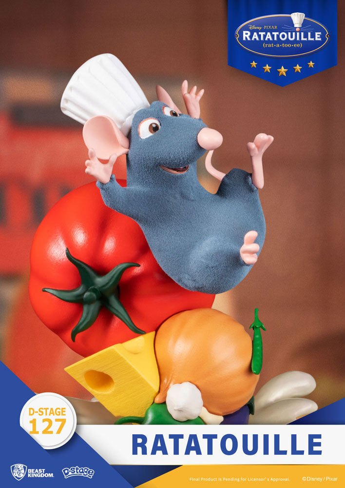 Ratatouille D-Stage PVC Diorama Remy 15cm - Action Figures - Beast Kingdom Toys - Hobby Figures UK