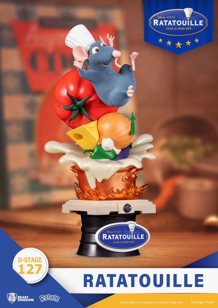 Ratatouille D-Stage PVC Diorama Remy 15cm - Action Figures - Beast Kingdom Toys - Hobby Figures UK