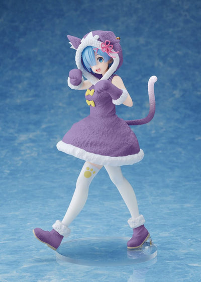 Re:Zero PVC Statue Rem Puck Outfit Ver. Renewal Edition 20cm - Scale Statue - Taito Prize - Hobby Figures UK