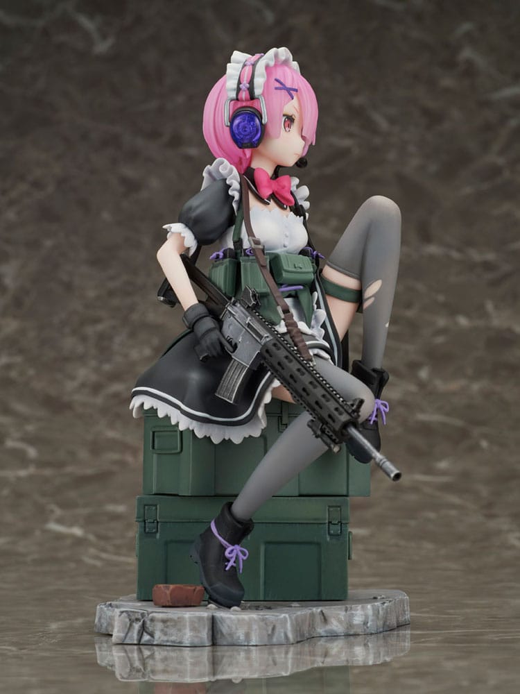Re:Zero Starting Life in Another World PVC Statue 1/7 Ram Military Ver. 20cm - Scale Statue - Helios - Hobby Figures UK
