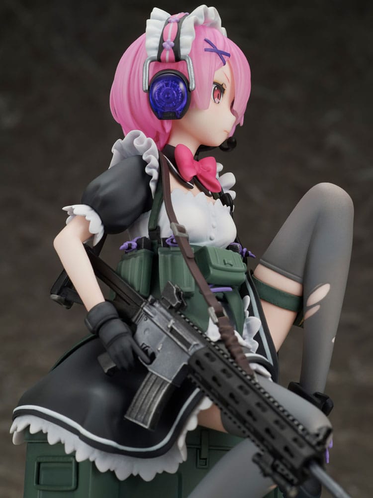 Re:Zero Starting Life in Another World PVC Statue 1/7 Ram Military Ver. 20cm - Scale Statue - Helios - Hobby Figures UK