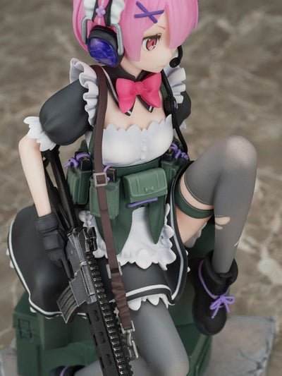 Re:Zero Starting Life in Another World PVC Statue 1/7 Ram Military Ver. 20cm - Scale Statue - Helios - Hobby Figures UK