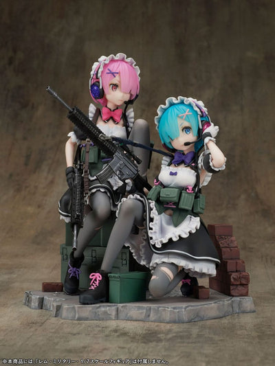 Re:Zero Starting Life in Another World PVC Statue 1/7 Ram Military Ver. 20cm - Scale Statue - Helios - Hobby Figures UK