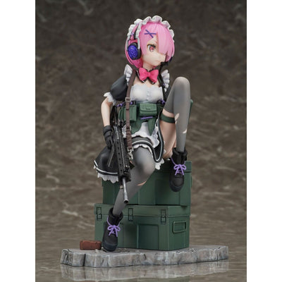 Re:Zero Starting Life in Another World PVC Statue 1/7 Ram Military Ver. 20cm - Scale Statue - Helios - Hobby Figures UK