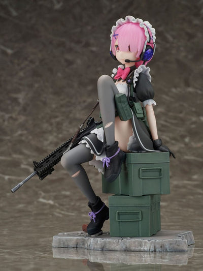 Re:Zero Starting Life in Another World PVC Statue 1/7 Ram Military Ver. 20cm - Scale Statue - Helios - Hobby Figures UK