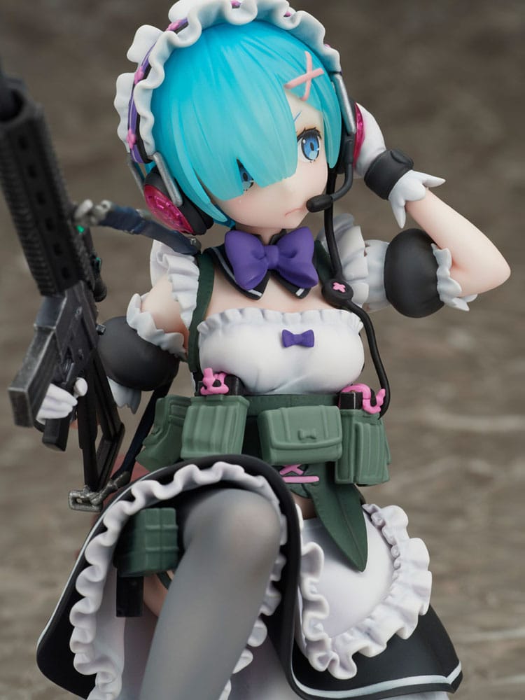 Re:Zero Starting Life in Another World PVC Statue 1/7 Rem Military Ver. 16cm - Scale Statue - Helios - Hobby Figures UK