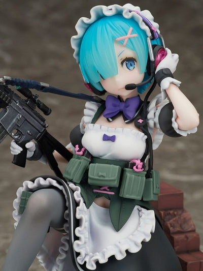 Re:Zero Starting Life in Another World PVC Statue 1/7 Rem Military Ver. 16cm - Scale Statue - Helios - Hobby Figures UK