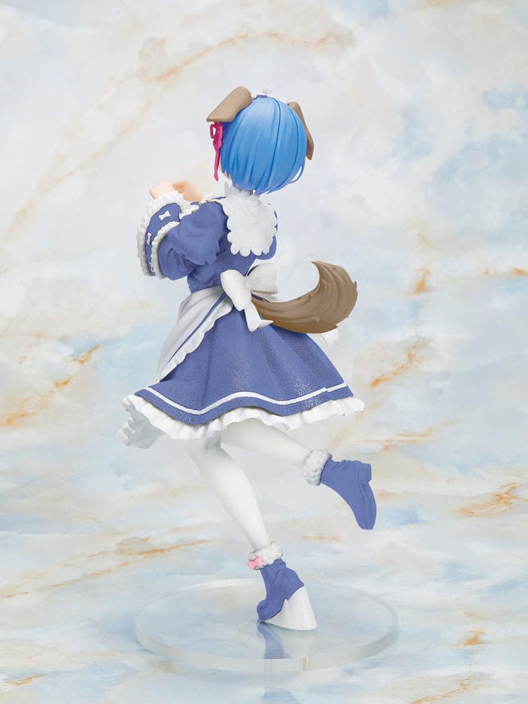 Re:Zero - Starting Life in Another World PVC Statue Rem Memory Snow Puppy Ver. Renewal Edition - Scale Statue - Taito Prize - Hobby Figures UK