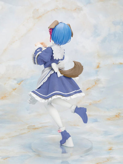 Re:Zero - Starting Life in Another World PVC Statue Rem Memory Snow Puppy Ver. Renewal Edition - Scale Statue - Taito Prize - Hobby Figures UK