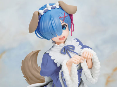 Re:Zero - Starting Life in Another World PVC Statue Rem Memory Snow Puppy Ver. Renewal Edition - Scale Statue - Taito Prize - Hobby Figures UK