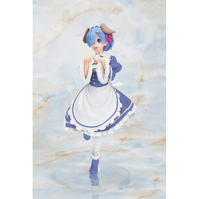 Re:Zero - Starting Life in Another World PVC Statue Rem Memory Snow Puppy Ver. Renewal Edition - Scale Statue - Taito Prize - Hobby Figures UK