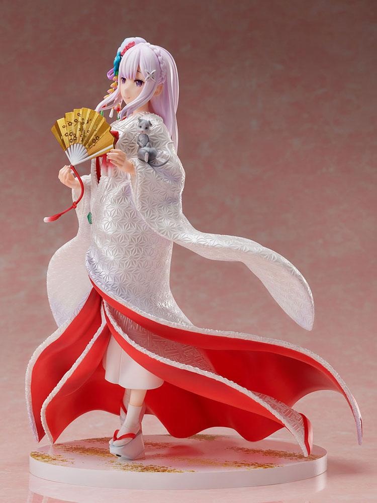 Re:ZERO -Starting Life in Another World- PVC Statue 1/7 Emilia Shiromuku 25cm - Scale Statue - Furyu - Hobby Figures UK