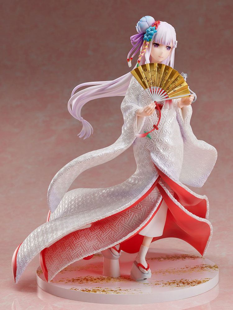 Re:ZERO -Starting Life in Another World- PVC Statue 1/7 Emilia Shiromuku 25cm - Scale Statue - Furyu - Hobby Figures UK