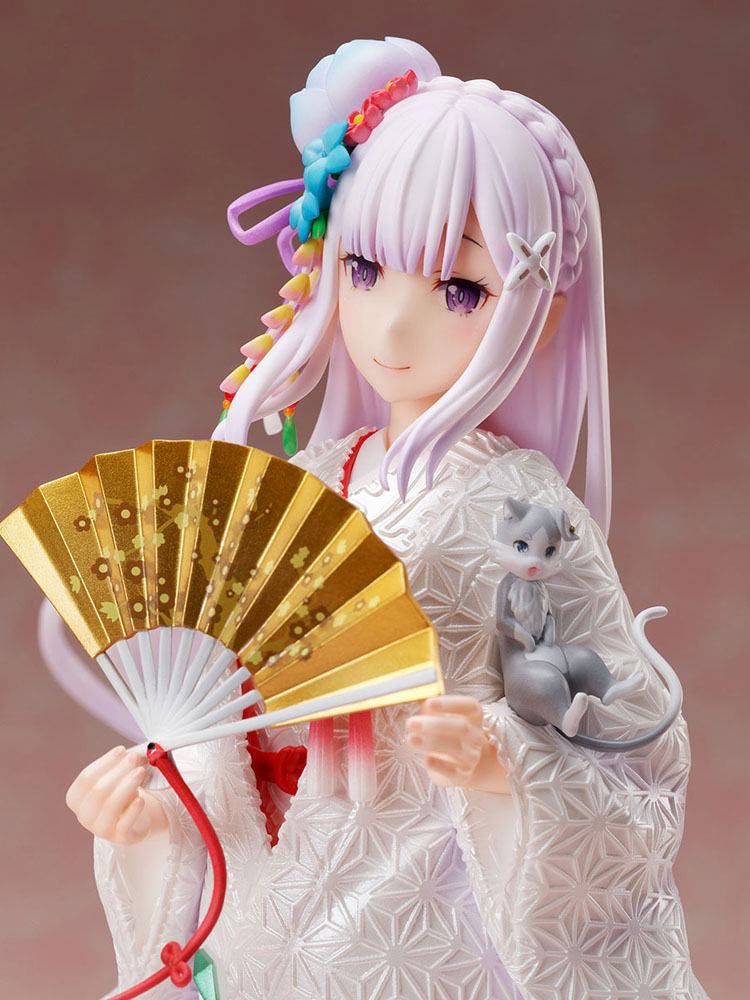 Re:ZERO -Starting Life in Another World- PVC Statue 1/7 Emilia Shiromuku 25cm - Scale Statue - Furyu - Hobby Figures UK