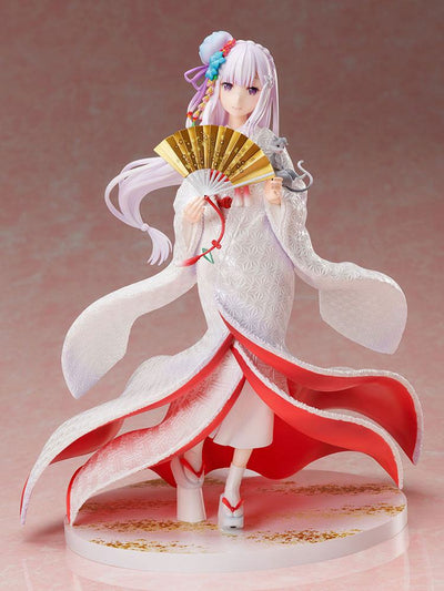 Re:ZERO -Starting Life in Another World- PVC Statue 1/7 Emilia Shiromuku 25cm - Scale Statue - Furyu - Hobby Figures UK