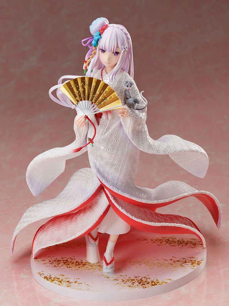 Re:ZERO -Starting Life in Another World- PVC Statue 1/7 Emilia Shiromuku 25cm - Scale Statue - Furyu - Hobby Figures UK