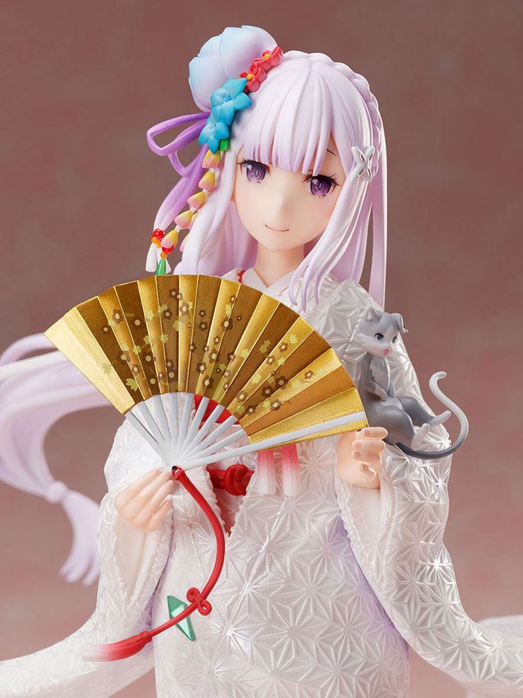 Re:ZERO -Starting Life in Another World- PVC Statue 1/7 Emilia Shiromuku 25cm - Scale Statue - Furyu - Hobby Figures UK