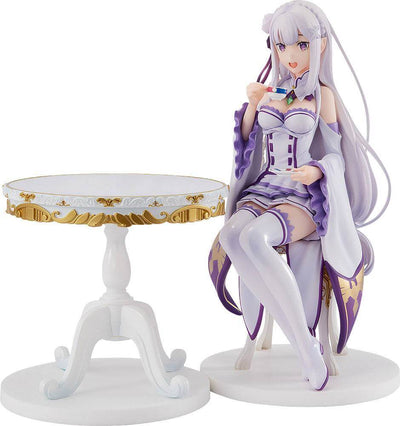 Re:ZERO -Starting Life in Another World- PVC Statue 1/7 Emilia Tea Party Ver. 20cm - Scale Statue - Kadokawa - Hobby Figures UK