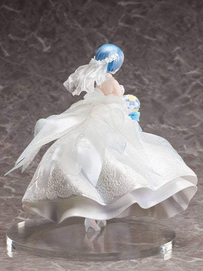 Re:ZERO -Starting Life in Another World- PVC Statue 1/7 Rem Wedding Dress Ver. 23cm - Scale Statue - Furyu - Hobby Figures UK