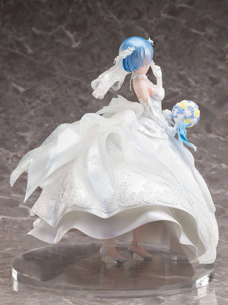 Re:ZERO -Starting Life in Another World- PVC Statue 1/7 Rem Wedding Dress Ver. 23cm - Scale Statue - Furyu - Hobby Figures UK