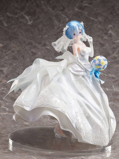 Re:ZERO -Starting Life in Another World- PVC Statue 1/7 Rem Wedding Dress Ver. 23cm - Scale Statue - Furyu - Hobby Figures UK