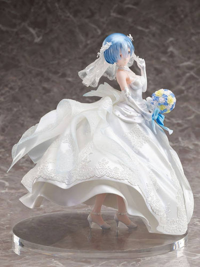 Re:ZERO -Starting Life in Another World- PVC Statue 1/7 Rem Wedding Dress Ver. 23cm - Scale Statue - Furyu - Hobby Figures UK