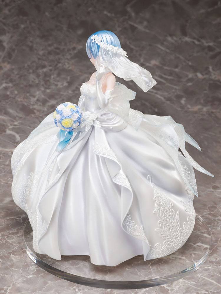 Re:ZERO -Starting Life in Another World- PVC Statue 1/7 Rem Wedding Dress Ver. 23cm - Scale Statue - Furyu - Hobby Figures UK