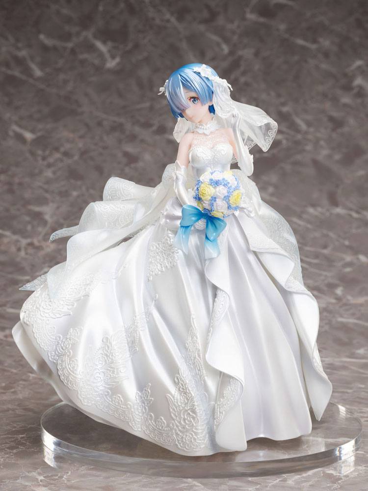 Re:ZERO -Starting Life in Another World- PVC Statue 1/7 Rem Wedding Dress Ver. 23cm - Scale Statue - Furyu - Hobby Figures UK