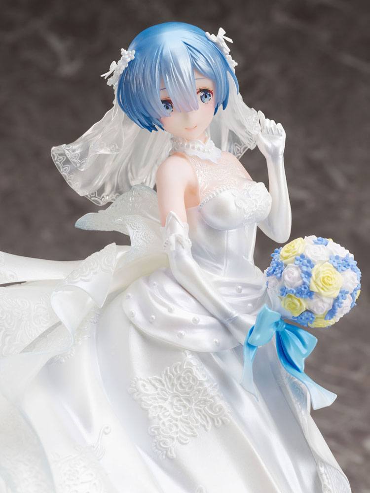 Re:ZERO -Starting Life in Another World- PVC Statue 1/7 Rem Wedding Dress Ver. 23cm - Scale Statue - Furyu - Hobby Figures UK