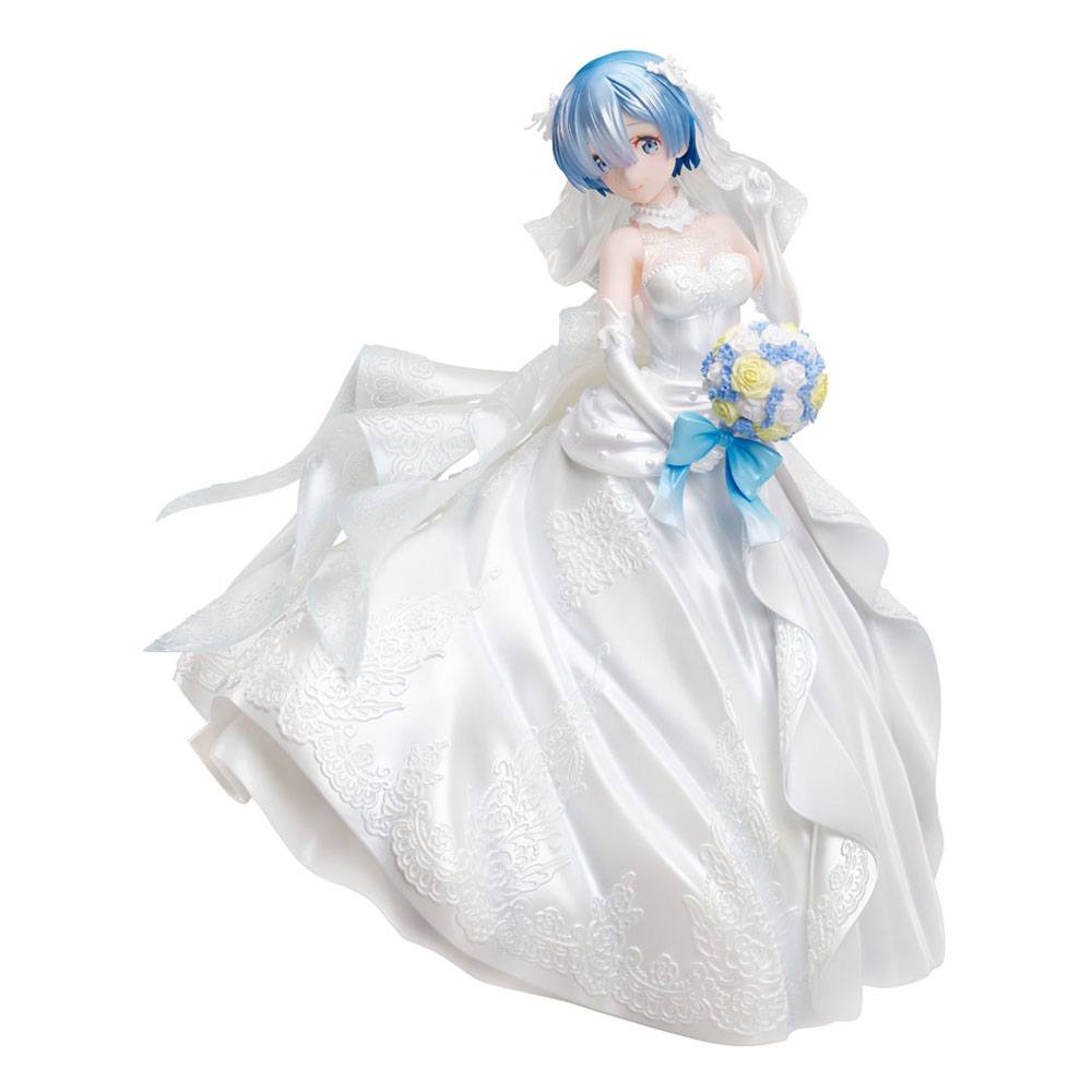 Re:ZERO -Starting Life in Another World- PVC Statue 1/7 Rem Wedding Dress Ver. 23cm - Scale Statue - Furyu - Hobby Figures UK