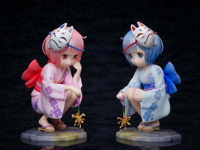 Re:ZERO -Starting Life in Another World- PVC Statues 1/7 Rem & Ram Childhood Summer Memories 11cm - Scale Statue - Furyu - Hobby Figures UK