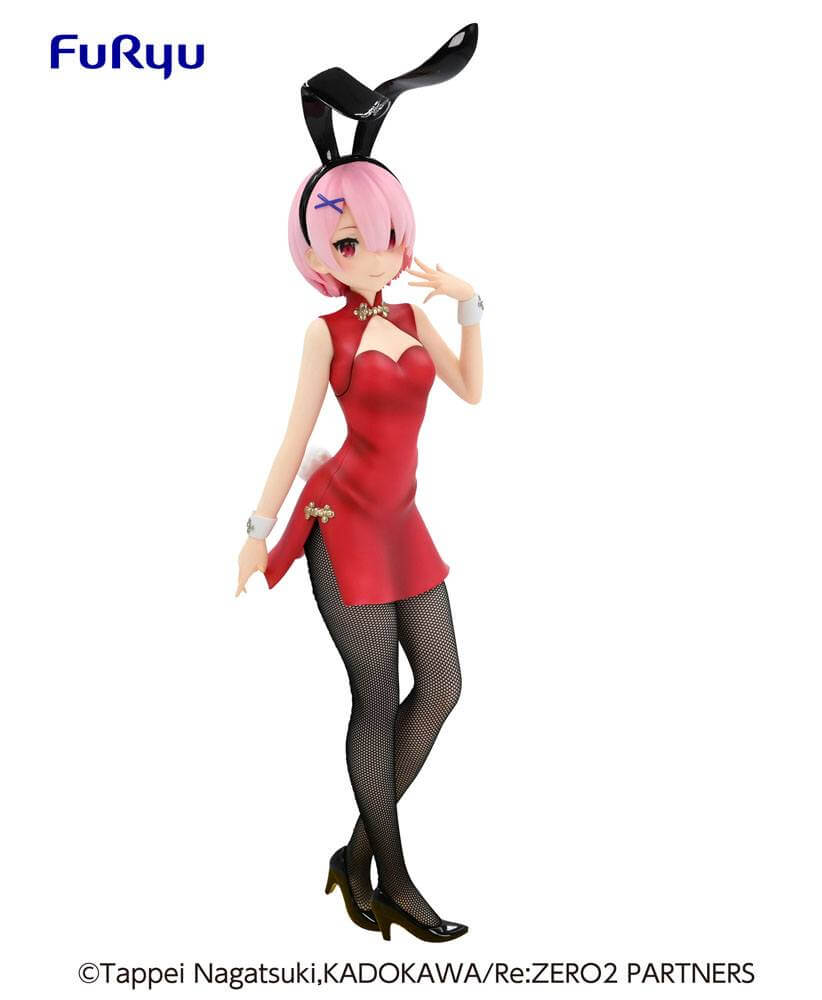 Re:Zero BiCute Bunnies PVC Statue Ram China 30cm - Scale Statue - Furyu - Hobby Figures UK