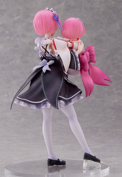 Re:Zero Starting Life in Another World PVC Statue 1/7 Ram & Childhood Ram 23cm - Scale Statue - Sega - Hobby Figures UK