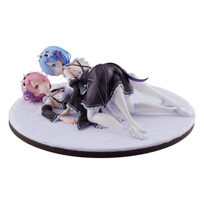 Re:Zero Starting Life in Another World PVC Statue 1/7 Ram & Rem 9cm - Scale Statue - Furyu - Hobby Figures UK