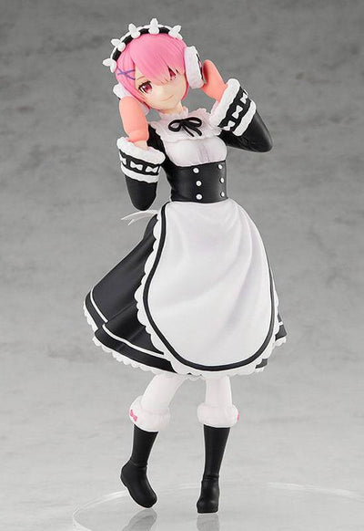 Re:Zero Starting Life in Another World PVC Statue Pop Up Parade Ram: Ice Season Ver. 17cm - Scale Statue - Good Smile Company - Hobby Figures UK