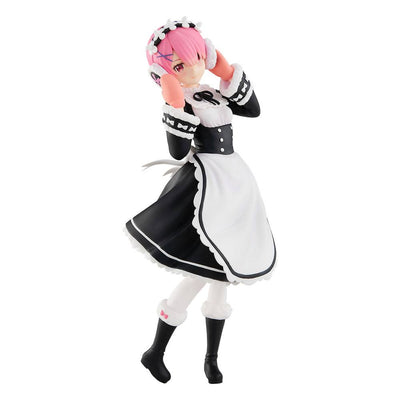 Re:Zero Starting Life in Another World PVC Statue Pop Up Parade Ram: Ice Season Ver. 17cm - Scale Statue - Good Smile Company - Hobby Figures UK