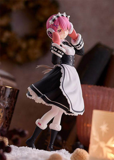 Re:Zero Starting Life in Another World PVC Statue Pop Up Parade Ram: Ice Season Ver. 17cm - Scale Statue - Good Smile Company - Hobby Figures UK