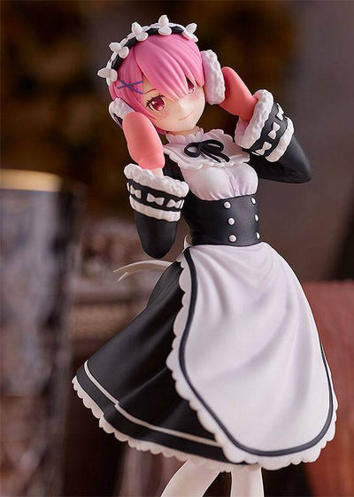 Re:Zero Starting Life in Another World PVC Statue Pop Up Parade Ram: Ice Season Ver. 17cm - Scale Statue - Good Smile Company - Hobby Figures UK