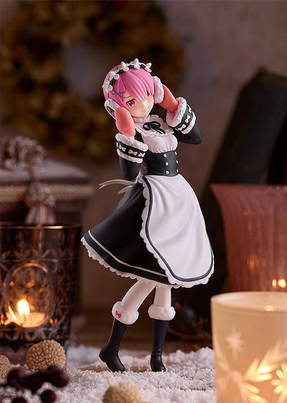 Re:Zero Starting Life in Another World PVC Statue Pop Up Parade Ram: Ice Season Ver. 17cm - Scale Statue - Good Smile Company - Hobby Figures UK