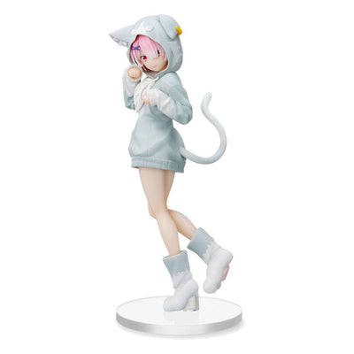 Re:Zero Starting Life in Another World SPM PVC Statue Ram The Great Spirit Puck 21cm - Scale Statue - Sega - Hobby Figures UK