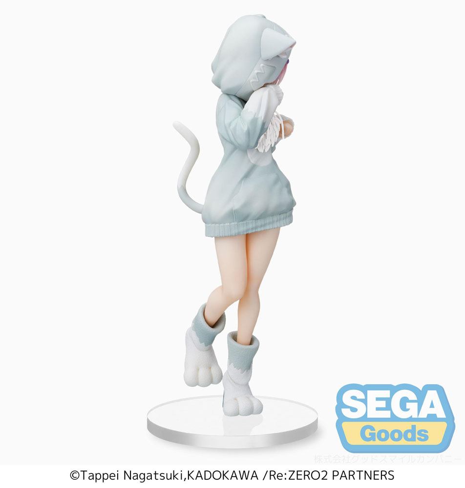 Re:Zero Starting Life in Another World SPM PVC Statue Ram The Great Spirit Puck 21cm - Scale Statue - Sega - Hobby Figures UK