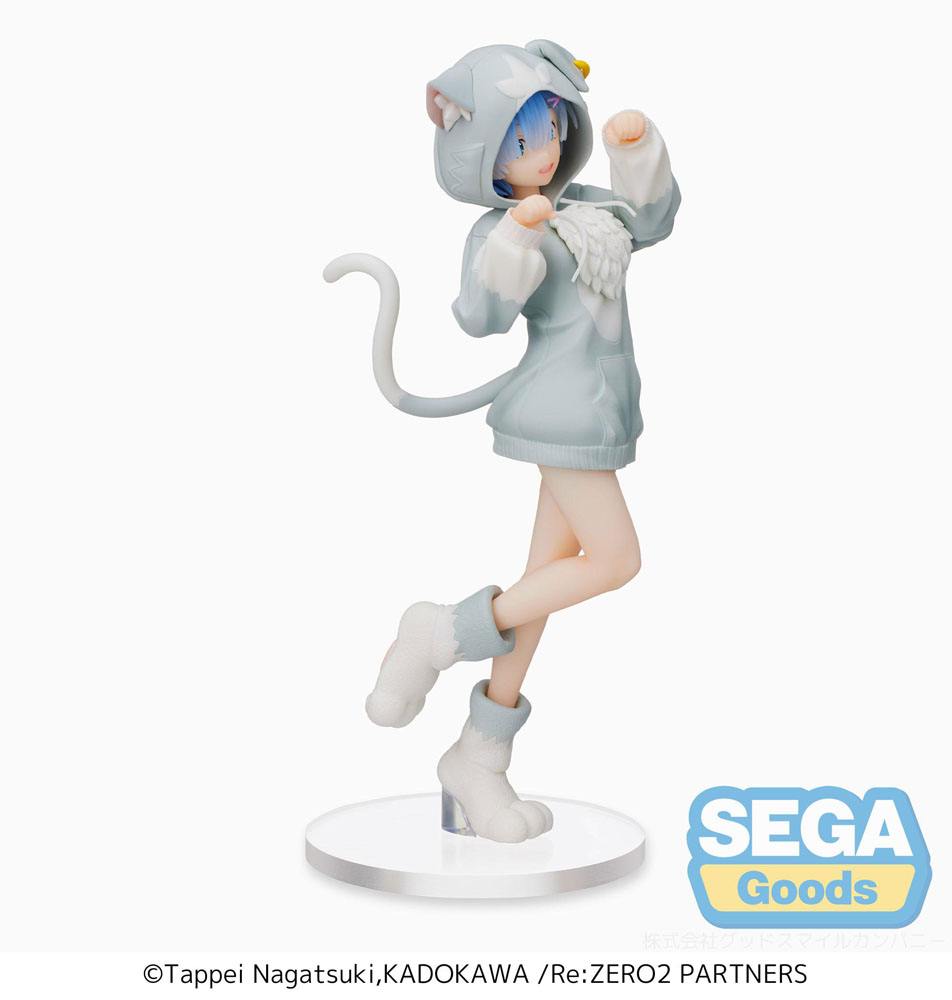 Re:Zero Starting Life in Another World SPM PVC Statue Rem The Great Spirit Pack 22cm - Scale Statue - Sega - Hobby Figures UK