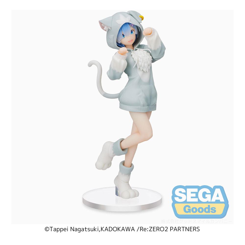 Re:Zero Starting Life in Another World SPM PVC Statue Rem The Great Spirit Pack 22cm - Scale Statue - Sega - Hobby Figures UK