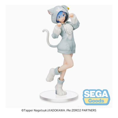 Re:Zero Starting Life in Another World SPM PVC Statue Rem The Great Spirit Pack 22cm - Scale Statue - Sega - Hobby Figures UK