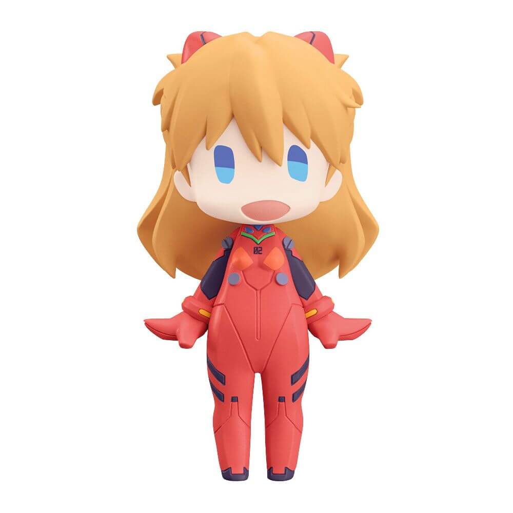 Rebuild of Evangelion HELLO! GOOD SMILE Action Figure Asuka Shikinami Langley 10cm - Mini Figures - Good Smile Company - Hobby Figures UK