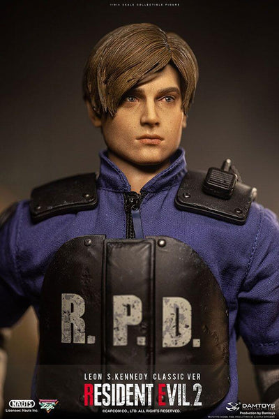 Resident Evil 2 Action Figure 1/6 Leon S. Kennedy (Classic Version) 30cm - Action Figures - Damtoys - Hobby Figures UK