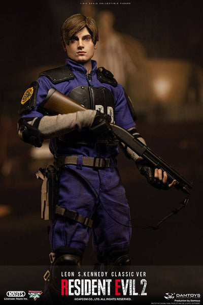 Resident Evil 2 Action Figure 1/6 Leon S. Kennedy (Classic Version) 30cm - Action Figures - Damtoys - Hobby Figures UK